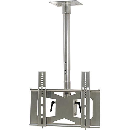 Video Mount Products LCD-MID-C Mid-Size Flat Panel Ceiling Mount - Silver