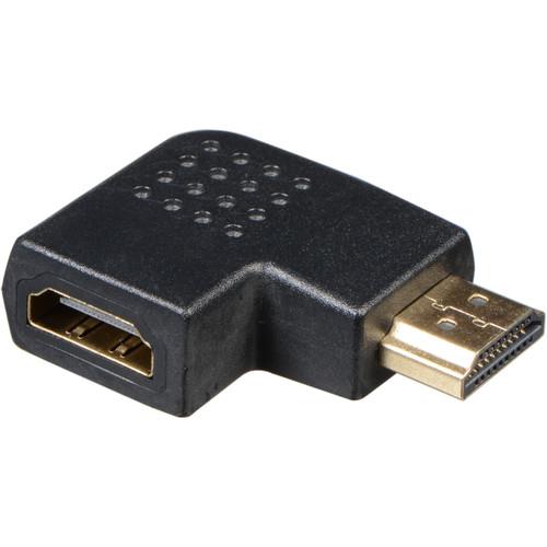 Comprehensive HDMI Female to Right Angle Male - Left Elbow