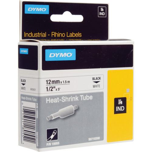 Dymo White 1 2" Heat Shrink Tubes