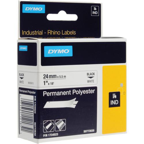 Dymo White Permanent Poly Labels