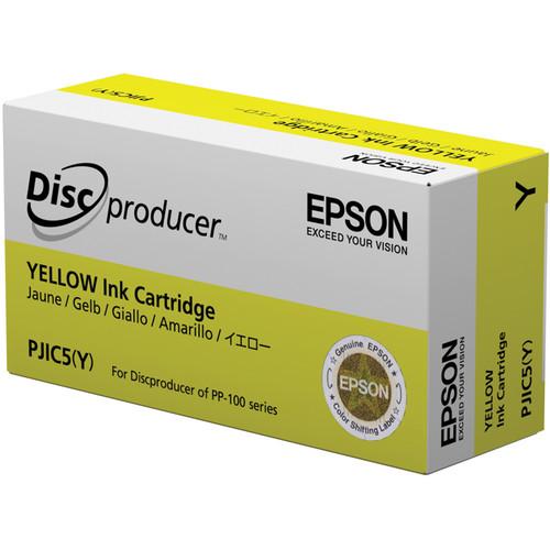 Epson PJIC5-Y Yellow Ink Cartridge for the PP-100 Discproducer Auto Printer