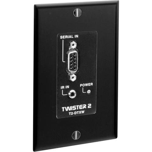 FSR T2-DTXW-BLK IR Data Transmitter w Wall Plate