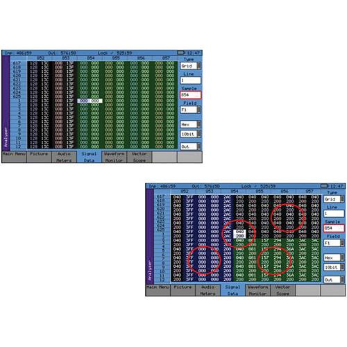 Leader SDI Data Display for PHABRIX