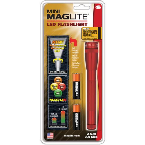 Maglite Mini Maglite 2AA LED Flashlight with Holster