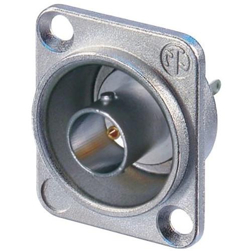 Neutrik Grounded BNC Chassis Connector in D-Shape Housing