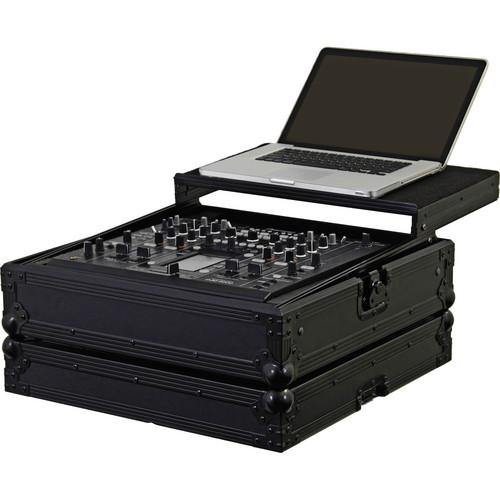 Odyssey Innovative Designs FZGSDJM2000BL Black Label Flight Zone Glide Style Pioneer DJM-2000 DJ Mixer Case