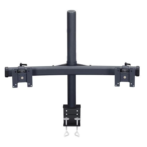 Premier Mounts MM-BC152 Dual Monitor Curved Bow on 15" Pole with Clamp Base