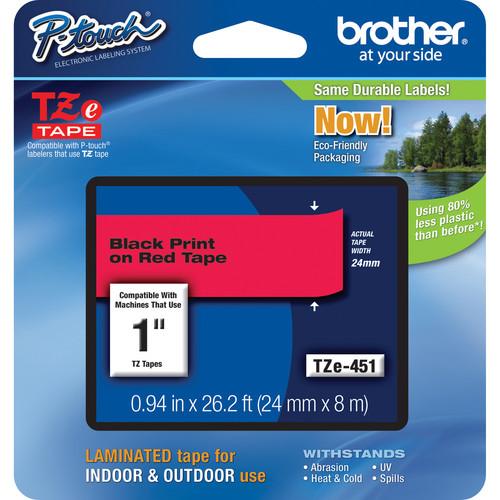 Brother TZe451 Laminated Tape for P-Touch Labelers, Brother, TZe451, Laminated, Tape, P-Touch, Labelers