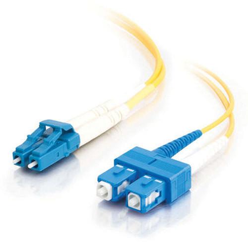 C2G 5m LC SC Duplex 9 125 Single Mode Fiber Patch Cable