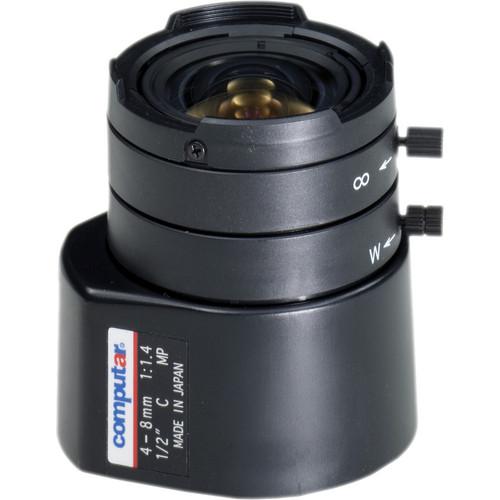 computar HG2Z0414FC-MP 1 2" 4 to 8mm F1.4 DC Auto Iris MP Lens