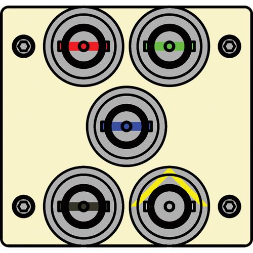 FSR IPS-V150T-IVO BNC to BNC Bulkhead Insert Plate