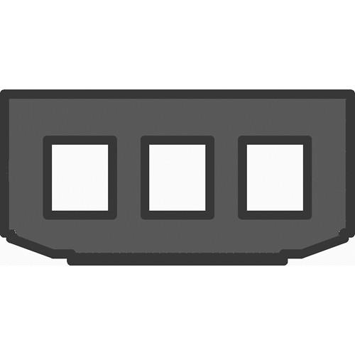 FSR T6-SB-3SS Small Section Bracket for 3 Snap In Connectors