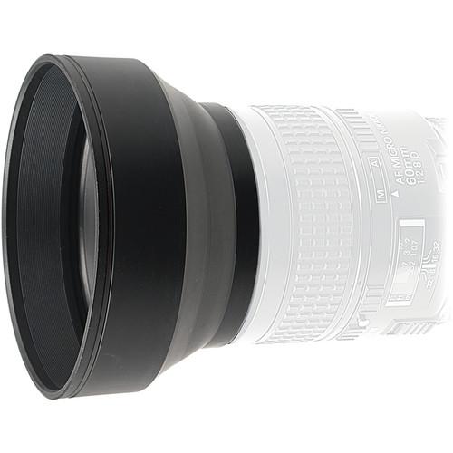 Kaiser 58mm 3-in-1 Rubber Lens Hood