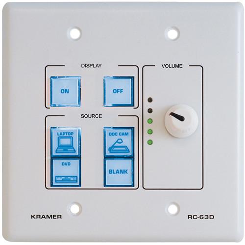 Kramer RC-63D Room Controller with Printed Group Labels