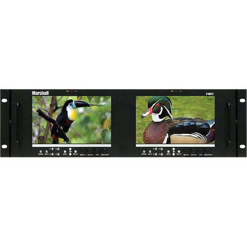 Marshall Electronics V-MD72-3GSDI Dual High Resolution LCD Monitor