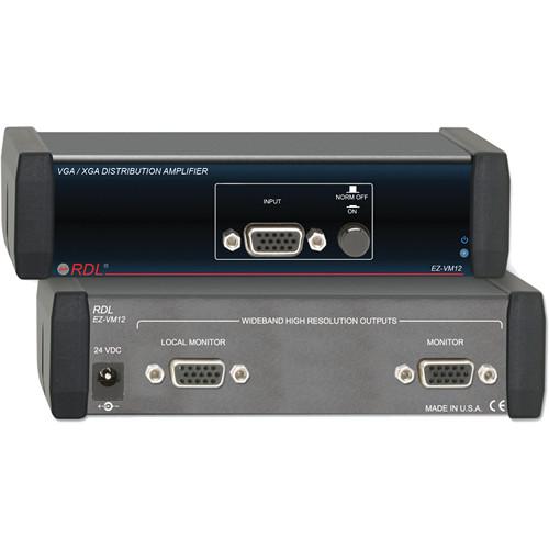 RDL EZ-VM12 VGA XGA Video Distribution Amplifier, RDL, EZ-VM12, VGA, XGA, Video, Distribution, Amplifier