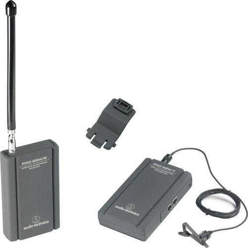 Audio-Technica Consumer PRO 88W-R35 Camera Mountable VHF Lavalier Wireless System