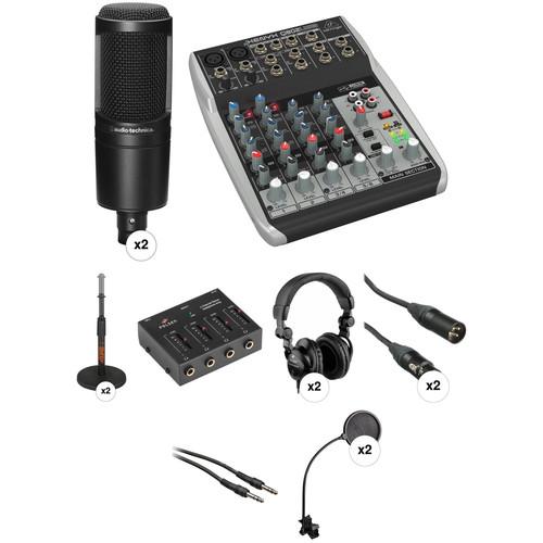 Audio-Technica Two Person Podcasting Package