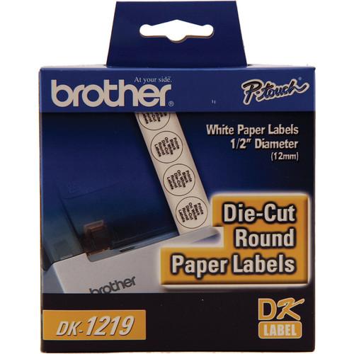 Brother DK1219 Round Paper Labels