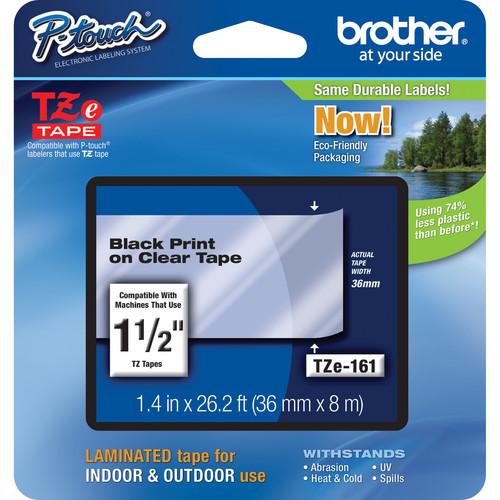 Brother TZe161 Laminated Tape for P-Touch Labelers