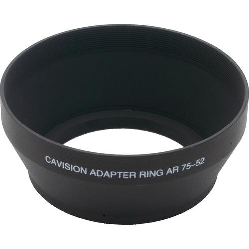 Cavision 52mm Conical Step-up Ring with 75mm Outside Diameter