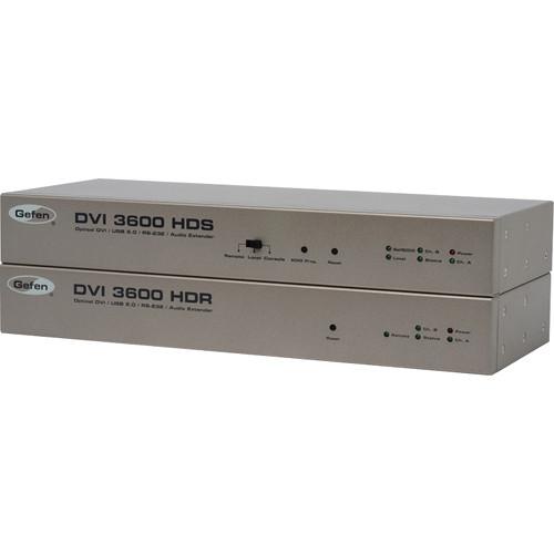 Gefen DVI 3600HD Optical DVI USB 2.0 RS-232 Audio Extender