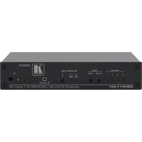Kramer VM-114H2C 2 x 1:4 HDMI DGKat Switcher & Distribution Amplifier