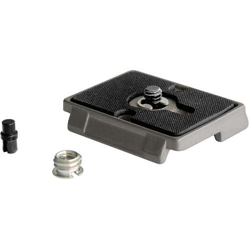 Manfrotto 200PL Quick Release Plate with 1 4"-20 Screw and 3 8" Bushing Adapter