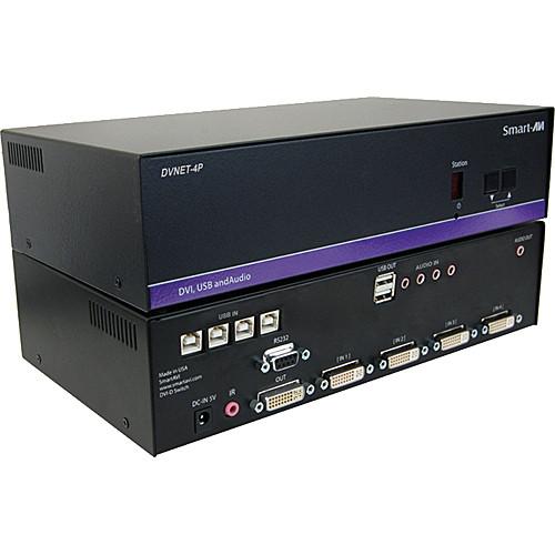 Smart-AVI 4-port Cross-platform DVI-D Switch