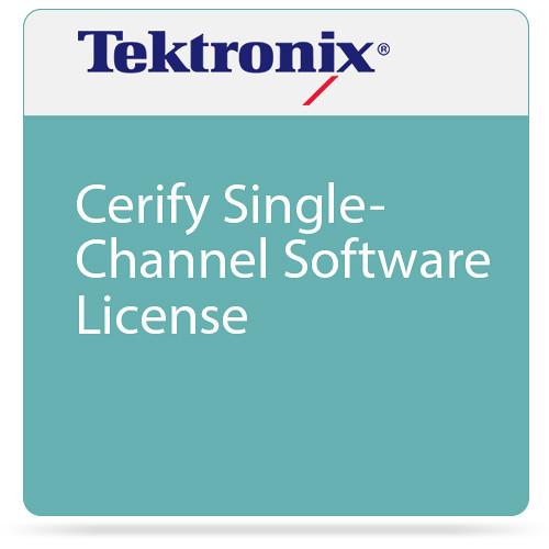Tektronix Cerify Single-Channel Software License