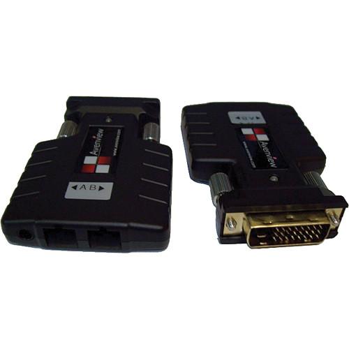 Avenview FO-DVI-DL-1000M Dual Link DVI Extender over 2 SC Fiber Optic Cable