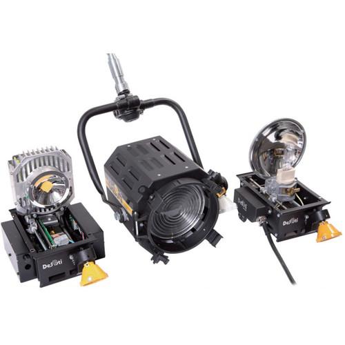 DeSisti EZ-4S LED 90W Tungsten CCT Manual-Operated Retrofit Kit for Leonardo 1kW Tungsten Fresnel Spotlight