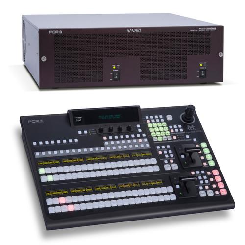 For.A HVS-390HS 2 M E Video Switcher with 2 M E 20-Button Control Panel