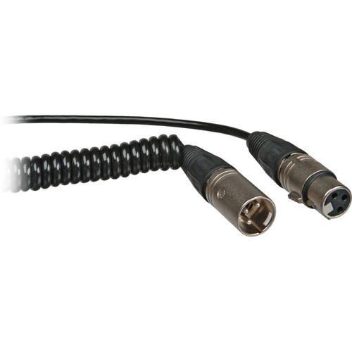 K-Tek K-4NN XLR Male to XLR Female Coiled Cable