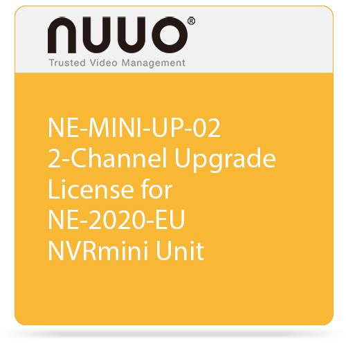 NUUO NE-MINI-UP-02 2-Channel Upgrade License for NE-2020-EU NVRmini Unit