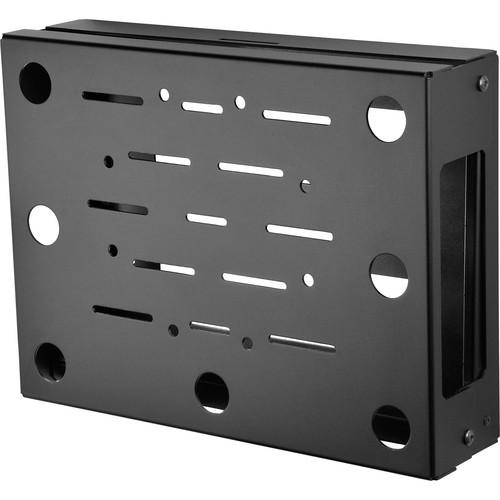 Peerless-AV Flat Tilt Wall Mount with Media Device Storage
