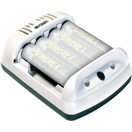 Powerex MH-C204FA AA AAA NiMH or NiCD Battery Charger