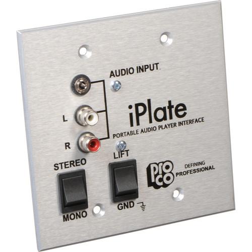 Pro Co Sound iPlate - Portable Audio Player Wall Plate Interface