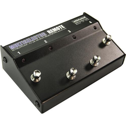 Whirlwind Remote with Stomp Box-Style Footswitch for MultiSelector PRO & 4X Rack Mount Units