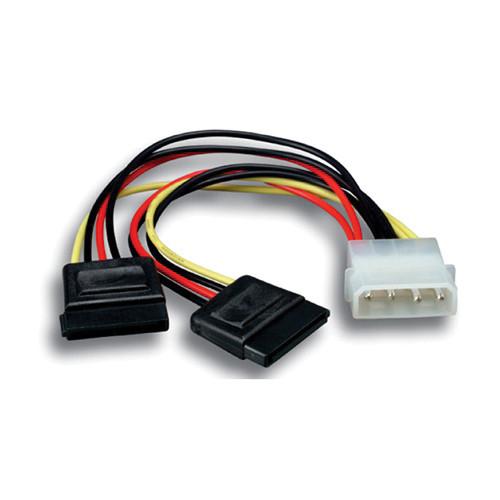 Comprehensive Serial ATA Power Adapter 5.25 Male to SATA Power x2 Cable