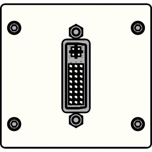 FSR IPS-V611T-WHT DVI-I Female to DVI-I Female Insert Plate