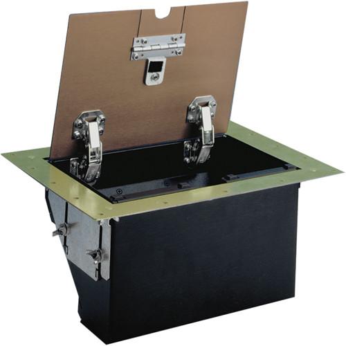 FSR TB-4G-BRS-LIFT 4-Gang Table Box