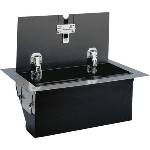 FSR TB-6G-BLK-LIFT 6-Gang Table Box