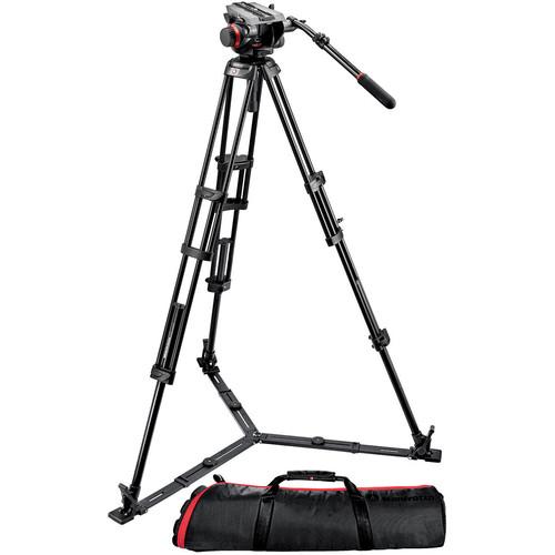 Manfrotto 504HD Head w 546GB 2-Stage Aluminum Tripod System