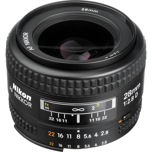Nikon AF NIKKOR 28mm f 2.8D Lens