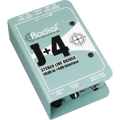 Radial Engineering J 4 Balanced Signal Driver - Stereo Preamplifier