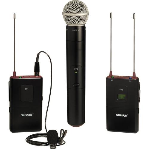 Shure FP Wireless Bodypack & Handheld Combo System
