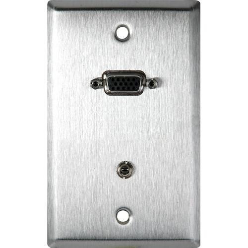 TecNec WPL-1154-FT 1-Gang Stainless Steel Plate