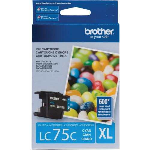 Brother LC75C Innobella High Yield XL Series Cyan Ink Cartridge