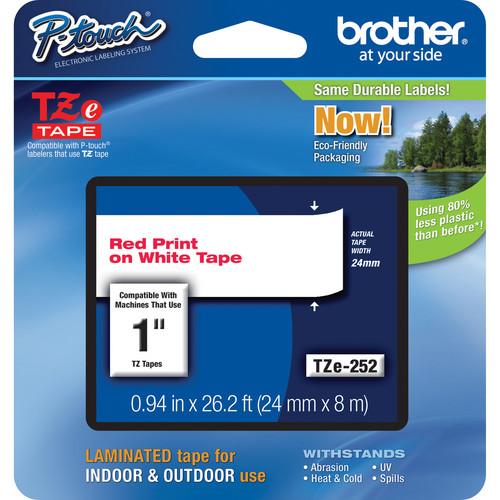 Brother TZe252 Laminated Tape for P-Touch Labelers